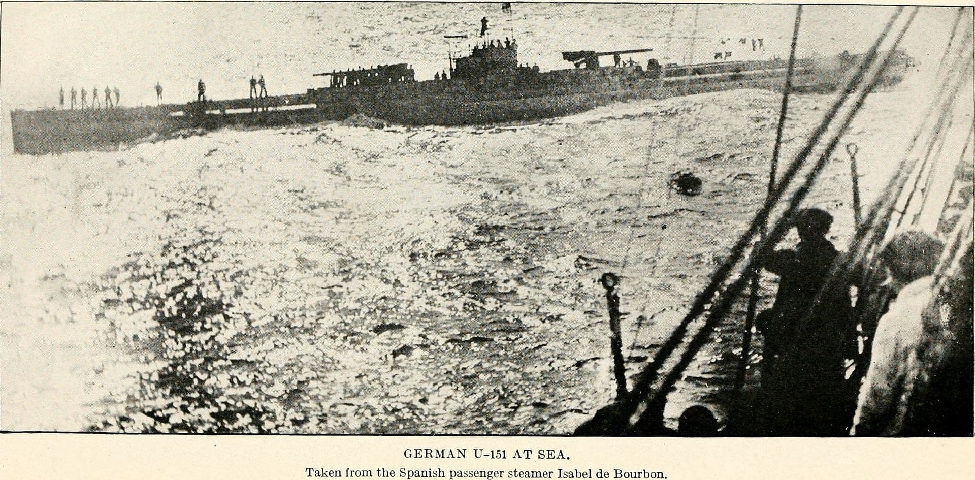 A black and white photo of an aircraft carrier.