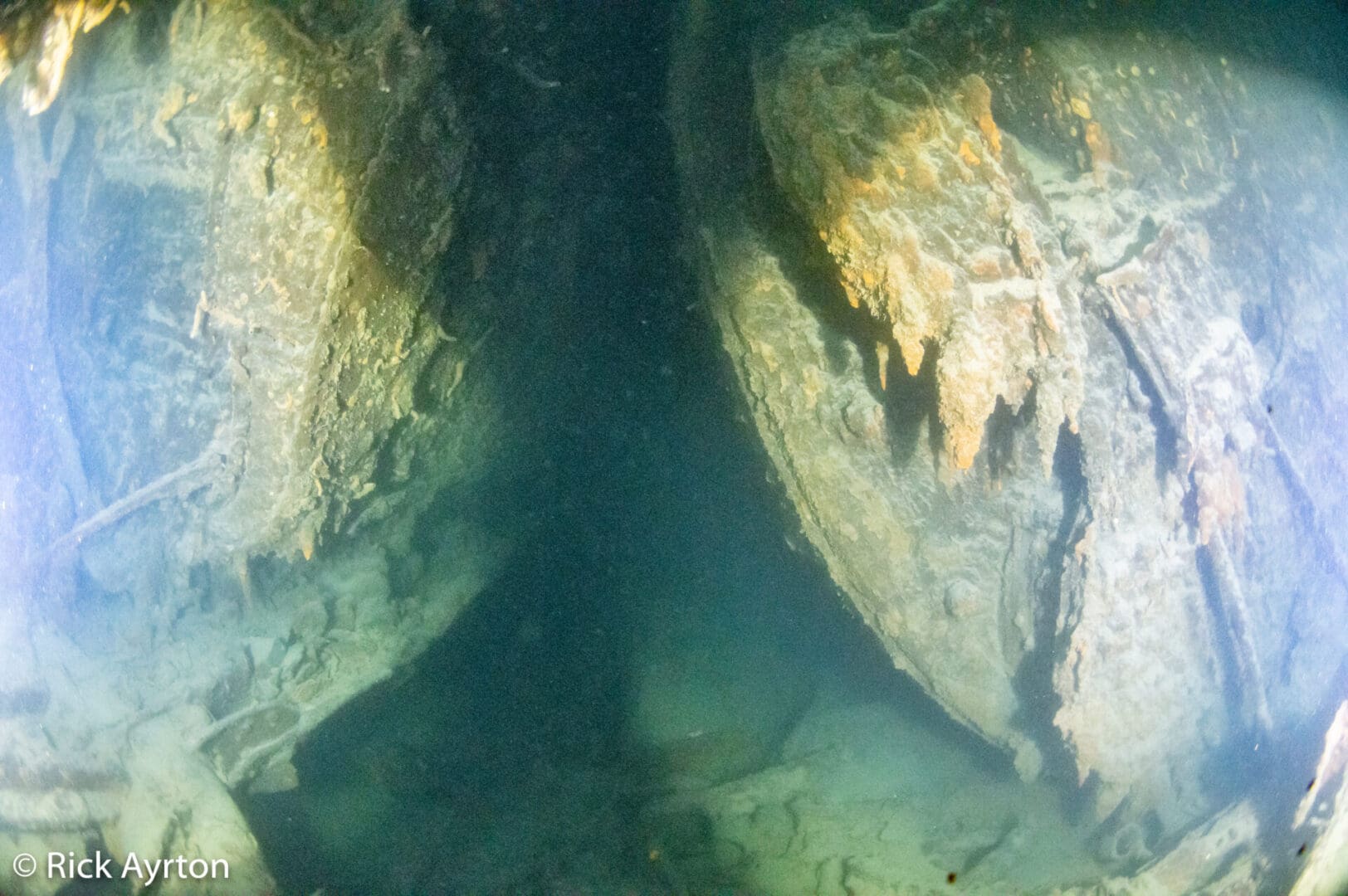 Two of <i>Lusitania’s </i>boilers.