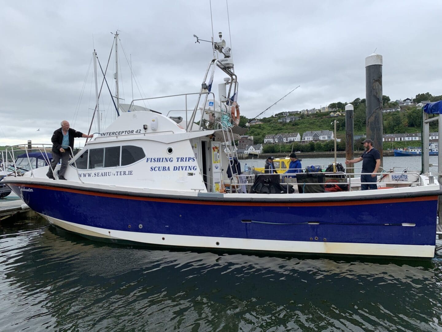  Captain Gavin Tivy’s vessel <i>Sea Hunter</i>. Photo © Jennifer Sellitti 2021.